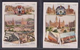 Cigarette cards, Wills, three 'P' size sets, Cities of Britain, The British Empire & Industries of