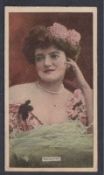 Cigarette card, Phillips, Actresses, C Series (Derby), type card, Delecourt (corner crease, o/w