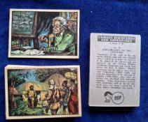 Trade cards, Leaf, Famous Discoveries & Adventures (set 50 cards) including Einstein (gen vg)