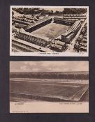 Football postcards, Everton FC, photographic aerial view of Goodison Park, published by Everton