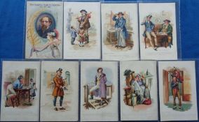 Postcards, Dickens, Advertising, 10 cards produced by Co-Operative Wholesale Societies Packet Teas