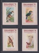 Trade cards, Holloway's Natural History Series (Birds) (set 39 cards) (a few cards fair mostly about