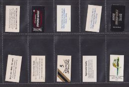 Trade cards, Wilkinson Sword K size advert cards, 24 different, some with Garden Tools, others