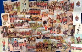 Postcards, Military, a collection of approx. 250 cards inc. Harry Payne illustrated, mostly Tuck