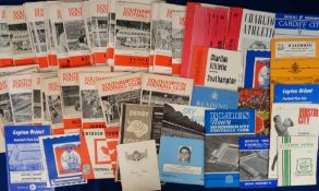 Football programmes, Southampton FC, home & away collection, mostly 1960's & 70's but including a