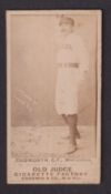 Cigarette card, USA, Goodwin's, Photographic Card, Baseball Subject, Cudworth, C.F., Worcesters (