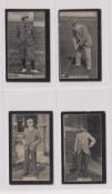 Cigarette cards, Smith's, Champions of Sport (Red Multi-backed), four cards, all Golf, no 19 James