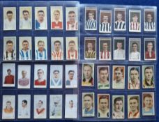 Cigarette cards, Football & Rugby, 11 sets Ogden's (3, Captains of Association Football Clubs,