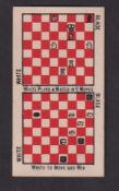 Cigarette card, Murray's, Chess & Draught Problems, type card, 'White plays and mates in two