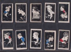 Trade cards, Barratt's, Football Stars (Caricatures), 29 cards (very mixed condition, poor/gd) (29)