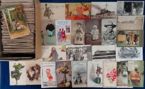 Postcards, Subjects, a selection of approx. 600 cards to include comic, social history, shipping,