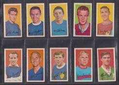 Trade cards, Barratt's, Famous Footballers, A14 Series (set, 50 cards, plus variation card for no