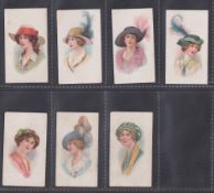 Trade cards, Barratt's, Picture Hats (Red back), 7 different cards (some slight marks, gen. gd) (7)