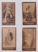 Cigarette cards, USA, Kimball, Photographic Cards, Actresses, 'L' size (approx. 100mm x 55mm), '