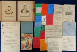 Ephemera, a selection of approx. 55 items to include 18th and 19thC documents (Improvements to the