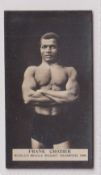 Cigarette card, Taddy, Wrestlers, type card, Frank Crozier (gd/vg) (1)