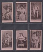 Cigarette cards, Ogden's, Actresses, Collotype (Printed back), six cards, Miss Frazer, Miss