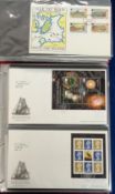 Stamps, GB QEII first day covers in 3 albums to include 2002 Astronomy Miniature sheet, 2003 Wilding