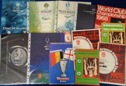 Football programmes, English Clubs in Europe, a collection of 200+ European Games featuring