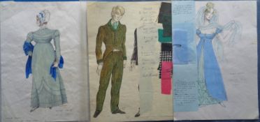 Entertainment, Theatre, William Chappell (1907-1994), a collection of 33 original watercolour