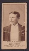 Cigarette card, USA, Goodwin's, Photographic Card, Baseball Subject, J. Ward, S.S., New Yorks (
