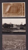 Football postcards, Crystal Palace FC, 3 cards, all unused, one showing view of Football Ground with