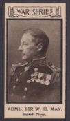 Cigarette card, Themans, War Portraits, type card, no 20, Admiral Sir Wm. Henry May (vg) (1)