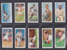 Cigarette cards, Ogden's Champions of 1936 (set 50 cards) including Jesse Owens (gd/vg)