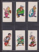 Trade cards, Weetabix Asterix (set 28 cards) cut into singles (21 character cards plus 7 badge