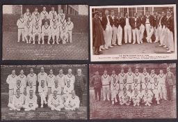 Trade issues, Cricket, four advertising postcards, Jaeger Shirts & Sweaters, three printed cards