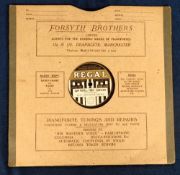 Football record, FA Cup Final, 1932, Newcastle United v Arsenal, Souvenir 78 rpm record on the Regal