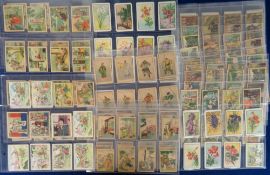 Cigarette cards, China, a collection of 200+ medium size Chinese cards, all with printed backs but