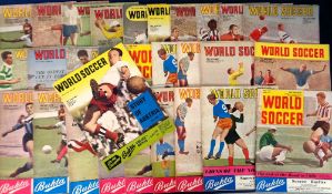 Football magazines, World Soccer, a complete run of 27 issues from Oct 1960 through to Dec 1962