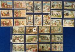 Trade cards, Liebig, five Dutch language sets, Uses of Liebig Extract S261, Midsummer Night's