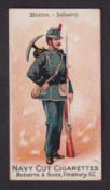Cigarette card, Roberts & Sons, Armies of the World (Plain back), type card, Mexico - Infantry (