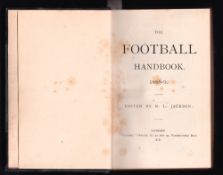 Football book, 'The Football Handbook', 1888-89, 1889-90, 1890-91 & 1891-92, four issues rebound
