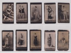 Cigarette cards, India, Oakes (Little Indian Cigarettes), Actresses, ten cards, Signoa Lucia,