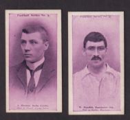 Cigarette cards, Wills, Football Series (set 66 cards) all with matching mauve tint, extremely