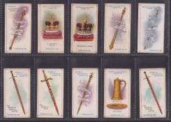 Cigarette cards, Salmon & Gluckstein Coronation Series 1911 (set 25 cards) (a few with toning to the