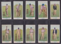 Cigarette cards, Wills (Australia), Australian Club Cricketers (Green back) (set, 40 cards) (one