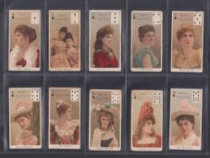 Cigarette cards, Wills Actresses Brown backs p/c inset (set 52 cards) (mixed gen fair a small number