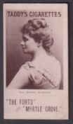 Cigarette card, Taddy, Actresses, Collotype, type card, Miss Marian McKenzie (gd) (1)