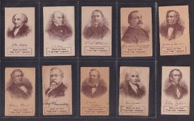 Cigarette cards, USA, Aug, Beck & Co, Presidents of the USA (Sepia, 'Yum, Yum' Tobacco), ten