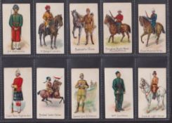 Cigarette cards, Hill's, Colonial Troops (Perfection Vide Dress) (set, 30 cards) (1 with
