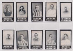 Cigarette cards, Ogden's, TABS type issues, Our Leading Footballers (set, 17 cards) includes