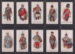 Cigarette cards, Edwards Ringer & Bigg Portraits of His Majesty the King (set 10 cards) (just