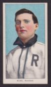 Cigarette card, USA, ATC, Baseball Subject, T206 (Old Mill Cigarettes), Ryan (Ray), Roanoke (vg) (