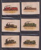 Tobacco silks, African Tobacco Manufacturers, Types of Railway Engines, 'L' size (set, 25 silks) (