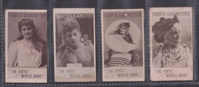 Cigarette cards, Taddy Actresses Collotype, 4 cards; St John, Harold, Hood, Palmer (all with faults,