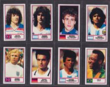 Cigarette cards, Rothman International Footballers (set 50 cards) including Pele, Maradona etc (vg/